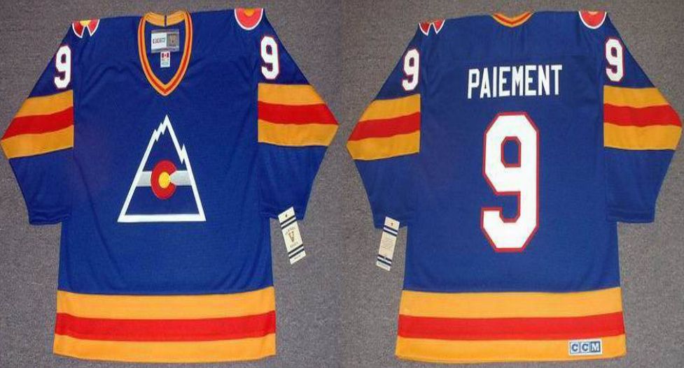 2019 Men Colorado Avalanche #9 Paiement blue CCM NHL jerseys->colorado avalanche->NHL Jersey